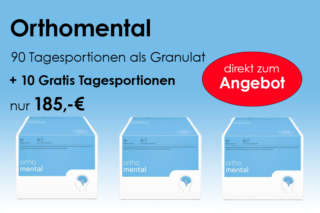 Orthomental Granulat, 90 Tagesportionen + 10 Gratis Tagesportionen