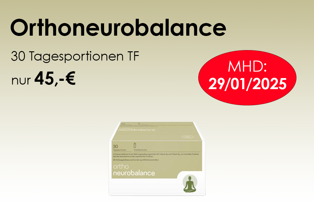 Orthoneurobalance Trinkfläschchen, 30 Tagesportionen MHD 29.01.2025