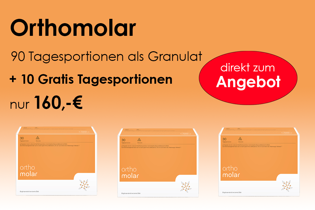 Orthomolar Granulat 90 Tagesportionen + 10 Gratis Tagesportionen