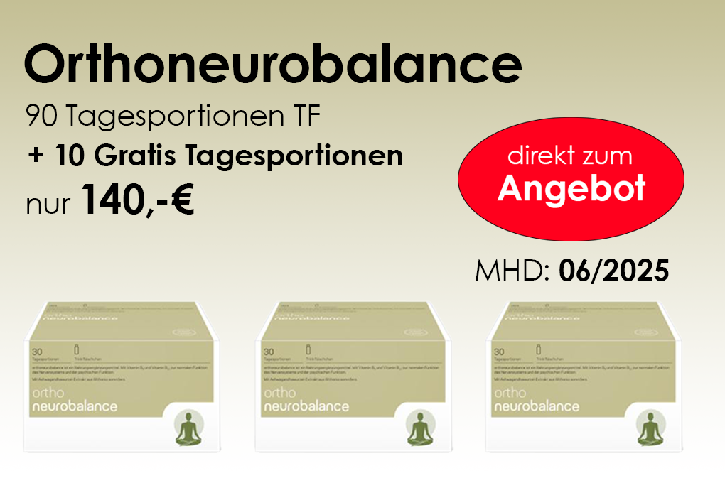 Orthoneurobalance TF, 90 Tagesportionen + 10 Gratis Tagesportionen, MHD 06.2025